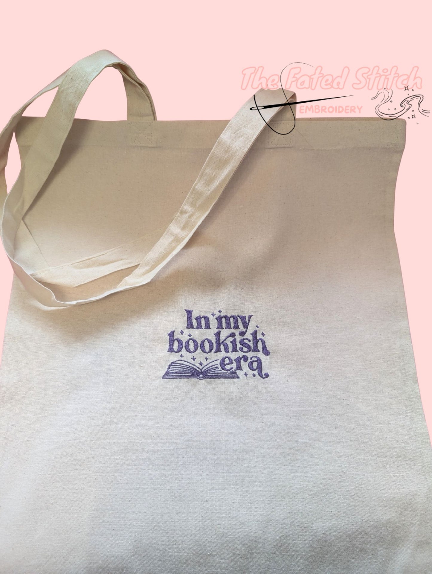Bookish Era Cotton Tote Bag - Colour Options