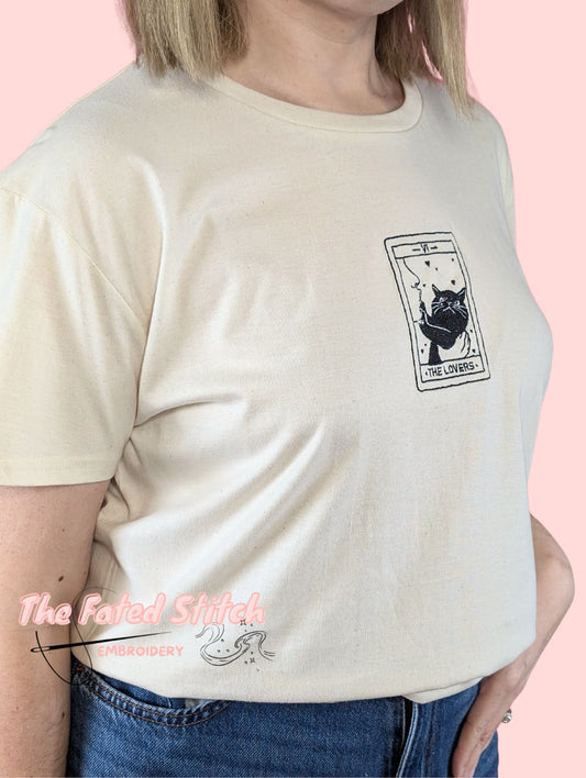 Male Fit Cat Lover Tarot Card Design