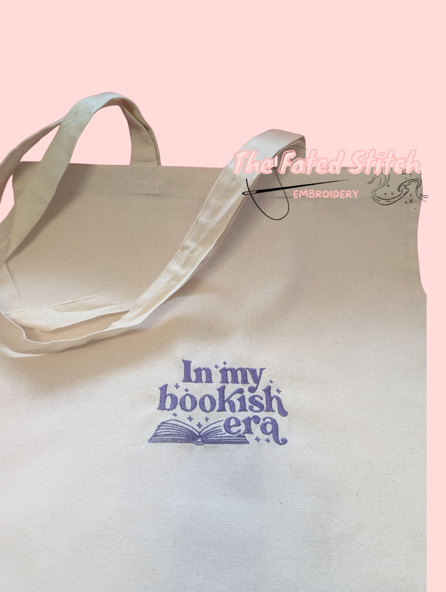 Bookish Era Cotton Tote Bag - Colour Options