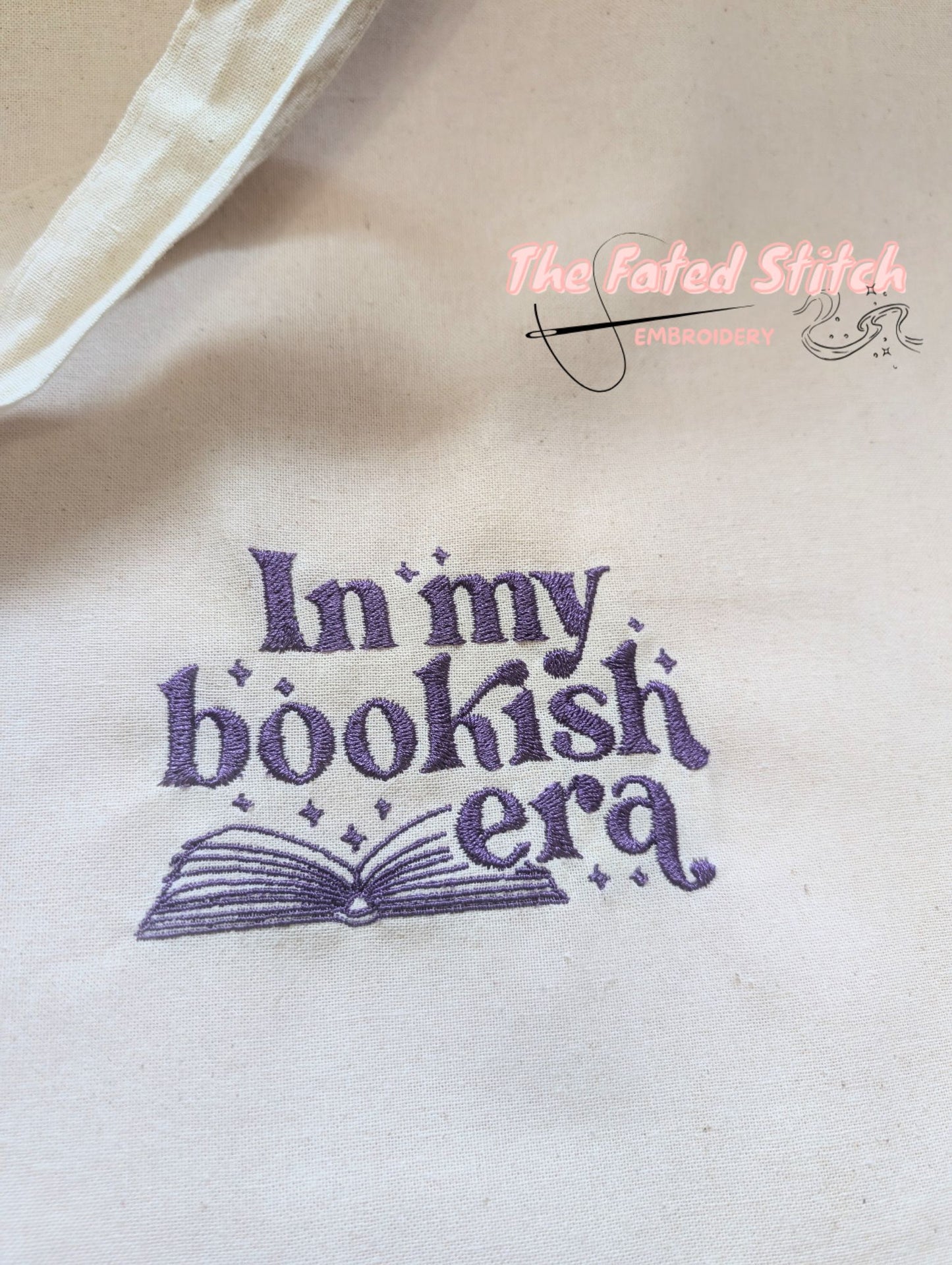 Bookish Era Cotton Tote Bag - Colour Options