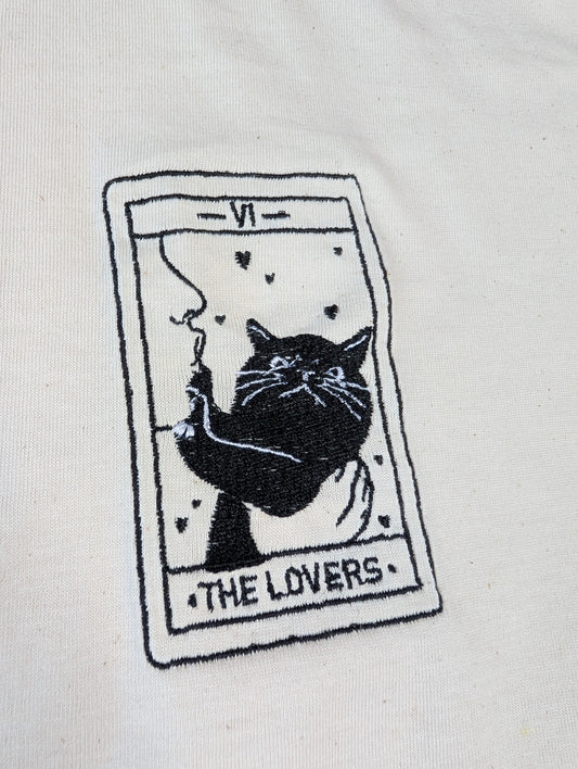 Male Fit Cat Lover Tarot Card Design