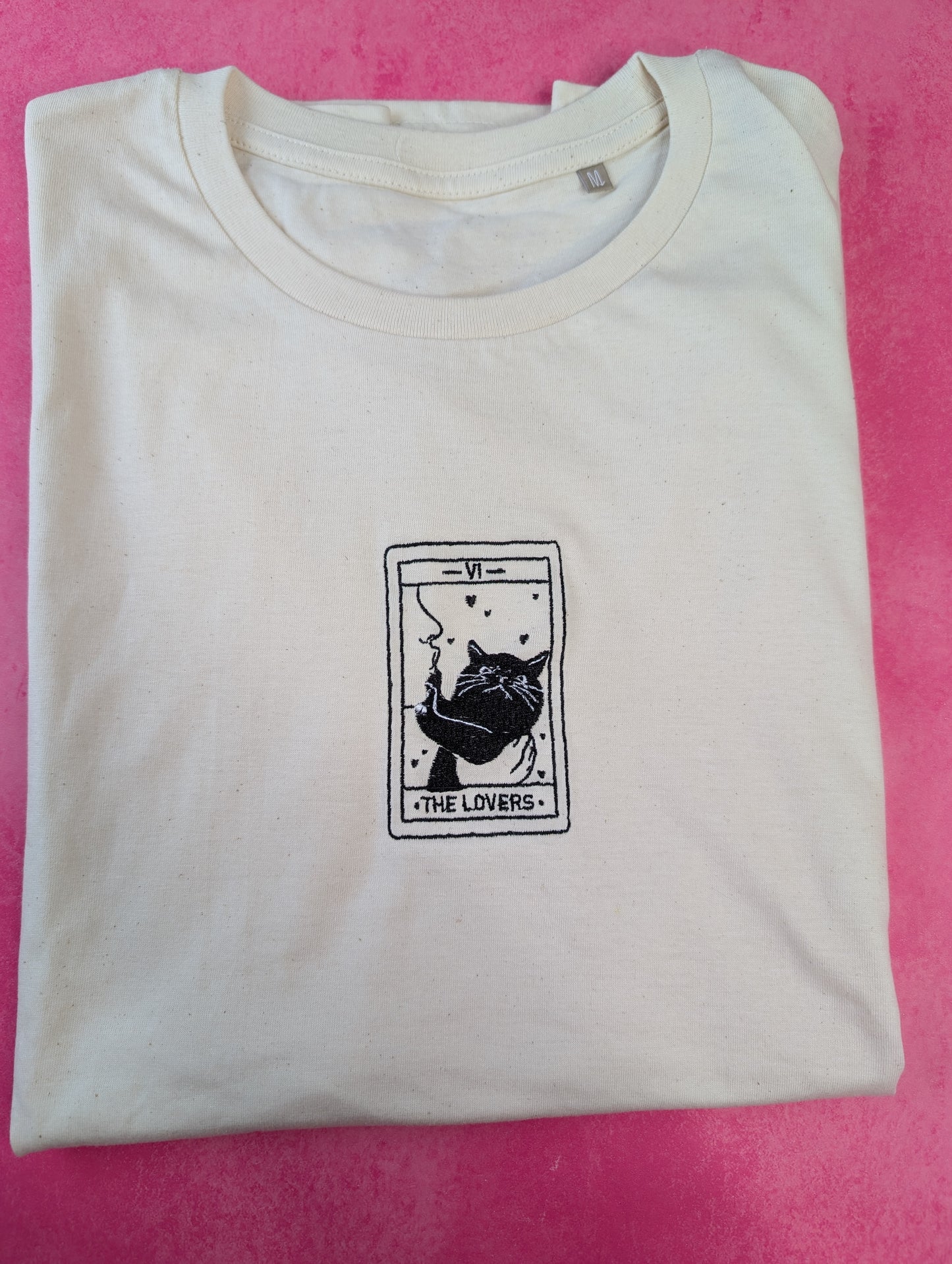 Male Fit Cat Lover Tarot Card Design