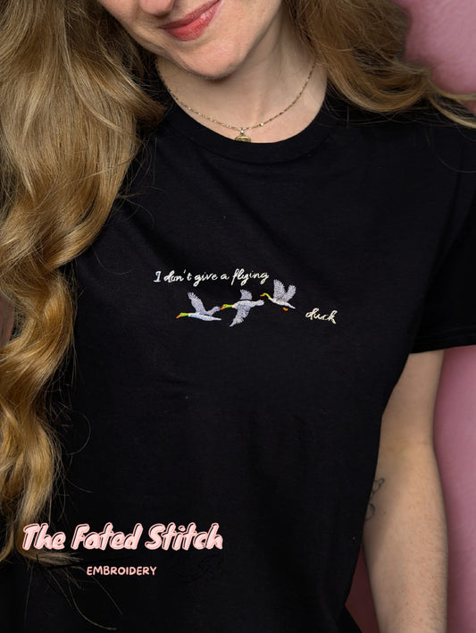 IDGAF-Duck Short Sleeve T-Shirt - Female