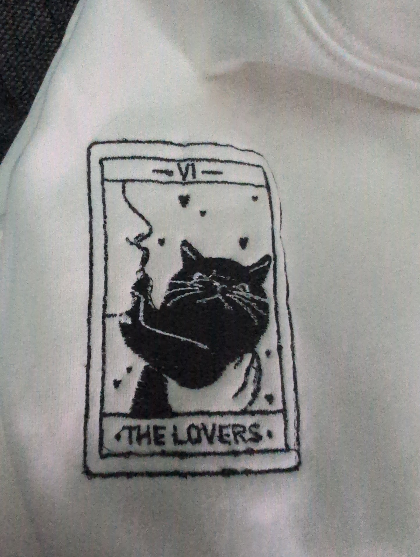 Oopsie Hoodie Cat Lover Tarot Card Design