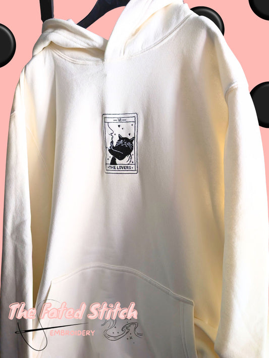 Oopsie Hoodie Cat Lover Tarot Card Design