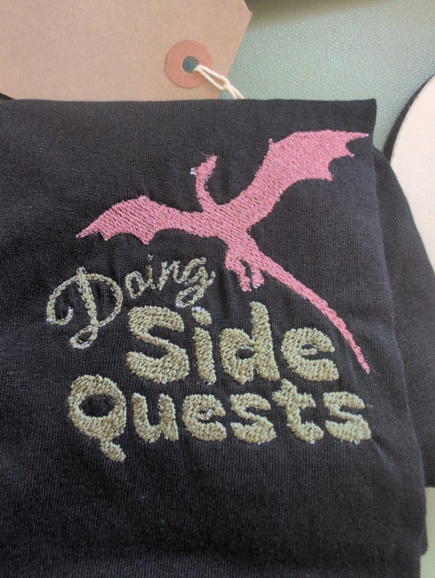 Oopsie Female "Doing Side Quests"  - Medium Short Sleeve T-Shirt